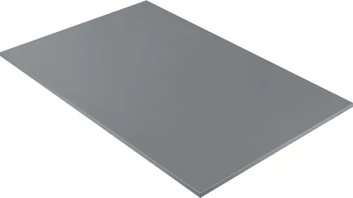 Vista 58 de 36x20 pulgadas Mesa Negra Universal, Escritorio Sólido de Una Pieza, Encimera Reversible de Melamina, Dobles Escritorios, L-Escritorio DIY