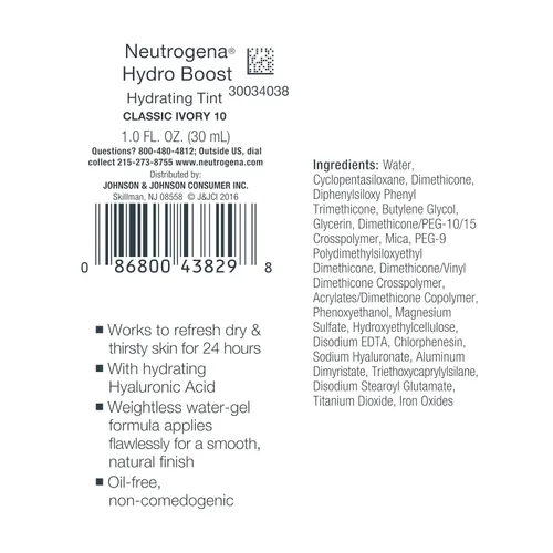 Vista 8 de Tinte líquido de maquillaje hidro aumentador Neutrogena, 1 onza líquida