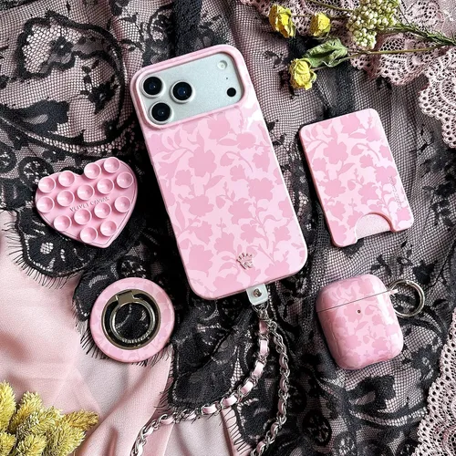 Vista 115 de VELVET CAVIAR Funda para iPhone 15, compatible con MagSafe, probada contra caídas de 10 pies, fundas protectoras de diseño, leopardo color rosa