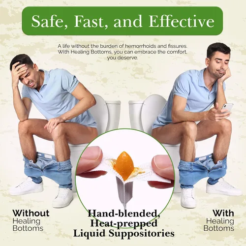 Vista 3 de Supositorio de fisuras anales Formulación experta para sangrado rectal debido a fisura del ano, hemorroides, diarrea y estreñimiento Fabricado