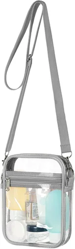 Vista 11 de Clear Crossbody Bag, Stadium Approved Clear Purse Bag With Adjustable Shoulder Strap, Messenger Bags