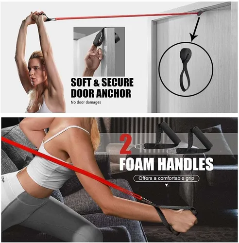 Vista 7 de Pull-Up Bands Resistance-Bands Exercise-Bands - Pull up Assistance Bands Workout Bands Resistance for Women Long Resistance Bands Resistance Loop