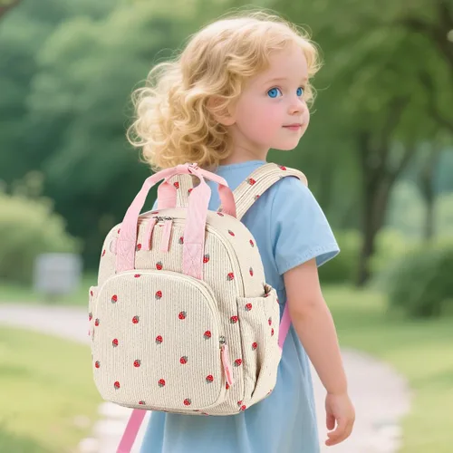Vista 6 de Bluboon Mochila infantil para niñas y niños de 2 a 4 años, lindas mochilas de 12 pulgadas para preescolar, mochilas para guardería, escuela, viajes