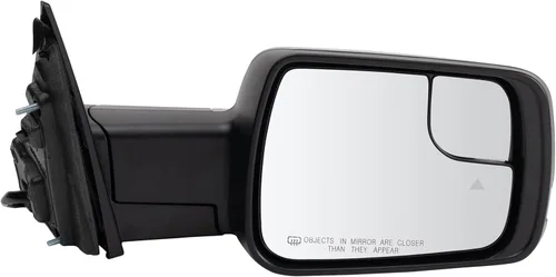 Vista 92 de TRQ Cubierta cromada del espejo manual del lado del pasajero, acabado liso para Volvo VNL 2004-2014
