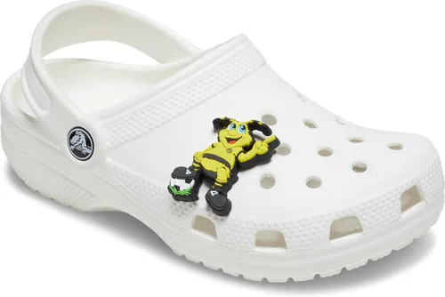 Vista 3 de Crocs Jibbitz Soccer Club - Zapatos individuales para adultos, adolescentes y niños, mascota BVB, talla única, Mascota Bvb