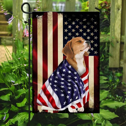 Vista 31 de Bandera Americana - Divertido Perro Pastor Alemán Bandera Americana TQN2748F, 3x5 pies. Bandera - Banderas de EE. UU. Poliéster Premium - Bandera