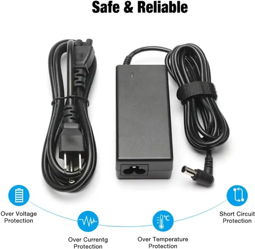 Vista 4 de Cargador de TV DC de 19 V para monitor de pantalla ancha LG de 22 pulgadas, 24 pulgadas, 27 pulgadas, 28 pulgadas, 29 pulgadas, 32 pulgadas, 34