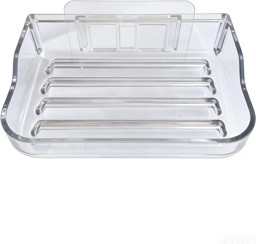 Vista 8 de Soporte de barra de jabón para ducha montado en la pared, contenedor de jabonera, adhesivo fuerte, sin perforaciones, para baño, fregadero