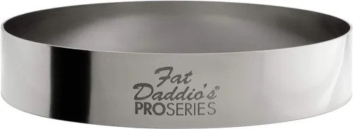 Vista 64 de Fat Daddio's Anillo redondo de acero inoxidable para pasteles y pastelería, 4 x 3 pulgadas