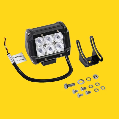 Vista 7 de Faro delantero de 4" LAMPHUS Cruizer de 18W, LED CREE para auto y motocicleta, 4", Inundación