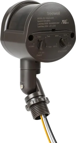 Vista 9 de Sensor de movimiento, detector de movimiento de repuesto de 180 grados, tiempo ajustable y sensibilidad de detección de hasta 60 pies, 3 modos