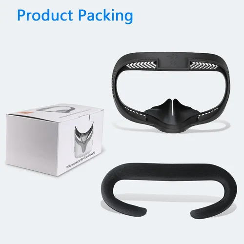 Vista 8 de Compatible with Oculus Quest 2 Face Bracket Replacement,VR Breathable Foam Face Pad Protective for Meta Quest 2,Comfortable Face Cover Cushion VR