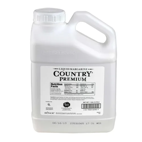 Vista 2 de Country Premium Margarina líquida 1 galón - 4 por caja.