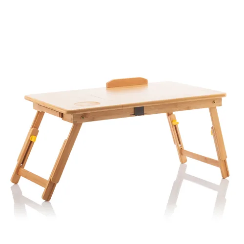 Vista 12 de Mesa Plegable Auxiliar de Bambú Lapwood InnovaGoods
