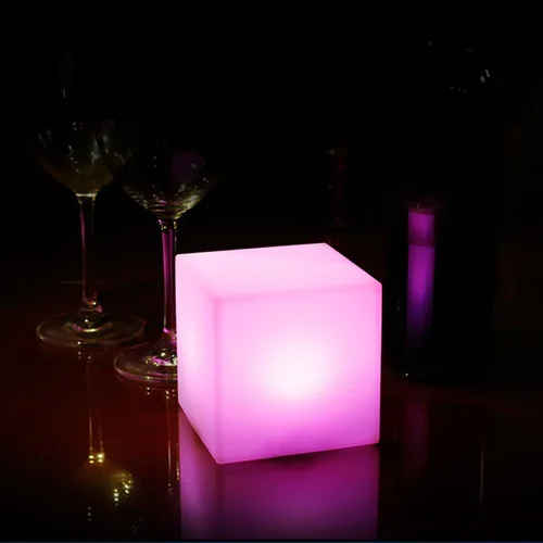 Vista 4 de Mr.Go Lámpara de ambiente de luz nocturna LED regulable de 4 pulgadas para niños y adultos, 16 colores RGB, 8 niveles de atenuación, 4 efectos