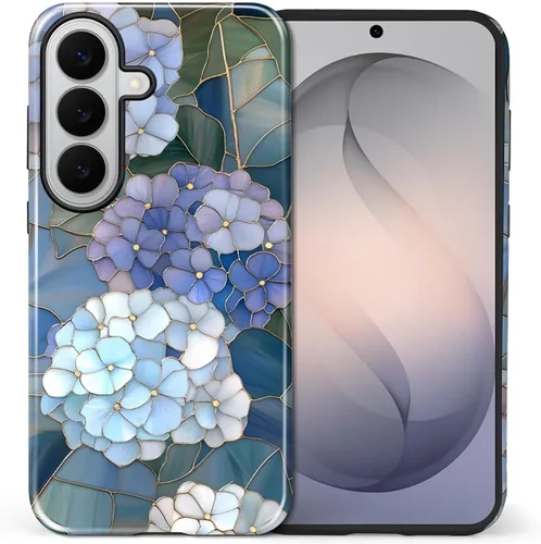 Vista 27 de Funda compatible con Samsung Galaxy S23, funda híbrida de protección rígida de 2 capas, a prueba de golpes, funda protectora resistente para Lata