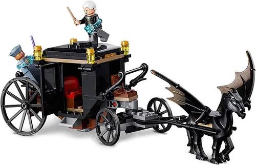 Vista 4 de Lego 75951 Animales fantásticos Grindelwald´S Escape Carriage Toy, regalos de Harry Potter, juguetes de construcción y juego para niños