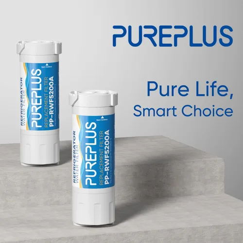 Vista 9 de PUREPLUS XWF (no XWFE, sin chips) Reemplazo para GE WR17X30702, GBE21, GDE21, GDE25, GFE24, GFE26, GNE21, GNE25, GNE27, GWE19, GYE18, CFE26 filtro