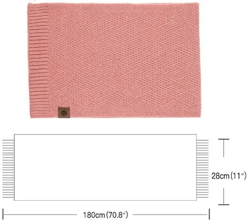 Vista 7 de Bufanda de punto de lana, gorro de esquí, guantes táctiles para invierno, para mujer y hombre