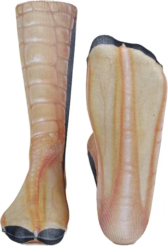 Vista 2 de xywlwoer Calcetines con diseño de pata de animal, divertidos regalos de Navidad para hombres, mujeres, adolescentes, niños, adultos, regalos de broma