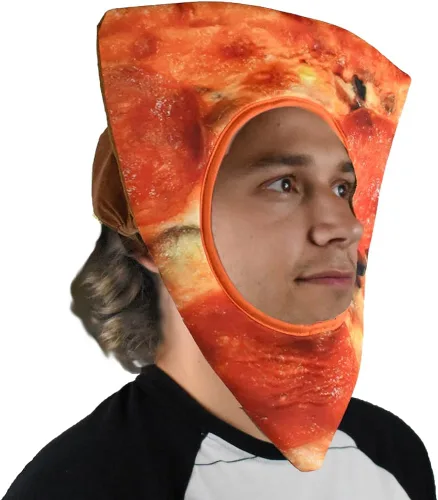 Vista 3 de NOVELTY GIANT WWW.NOVELTYGIANT.COM Sombrero de disfraz de pizza, accesorio de restaurante de Halloween, Multi