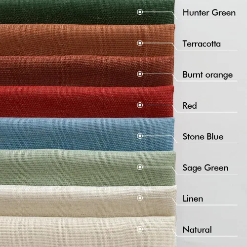 Vista 6 de Cortinas de lino MIULEE de 84 pulgadas de largo para sala de estar; 2 paneles, bolsillo para varilla con solapa trasera verde salvia, cortinas
