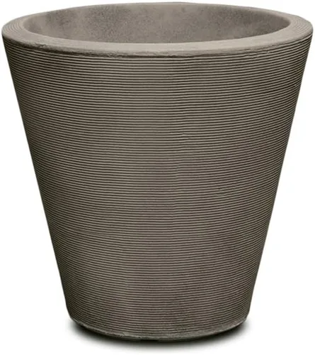 Vista 37 de Crescent Garden Madison Planter– Maceta resistente a la intemperie, doble pared para interiores y exteriores con orificio de drenaje, contenedor