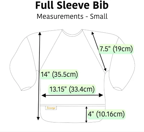 Vista 6 de Babero de manga larga impermeable - Baberos lavables a máquina para comer - Babero para bebé para niños pequeños - Suministros BLW para bebé Celeste