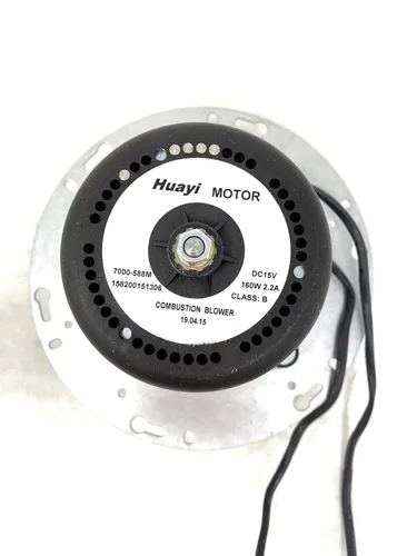 Vista 3 de Motor de soplador de combustión Quadra-Fire para Monte Vernon AE (SRV7000-588M) Genuine OEM combustion blower motor, part SRV7000-588M, for the