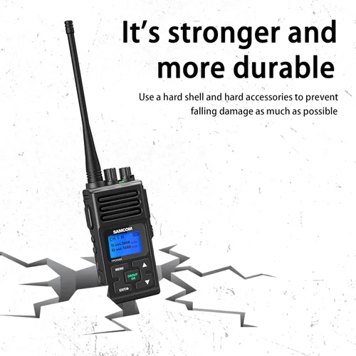 Vista 6 de SAMCOM Radios de dos vías de largo alcance recargables, radio bidireccional de alta resistencia para adultos, walkie talkie de 5 vatios de alta