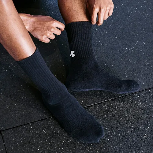 Vista 7 de Under Armour Calcetines de entrenamiento de algodón para equipo de 6 pares