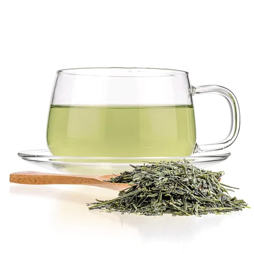 Vista 3 de Tealyra - Té verde japonés Sencha Tenkaichi - Hecho a mano Premium 1st Flush - Cultivado en Japón - Té de hojas sueltas - Nivel de cafeína medio