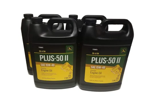 Vista 3 de John Deere Equipo Original Plus-50 II SAE 15W-40 Aceite - TY26673 (MULTI-PACK GALLONS) (2)
