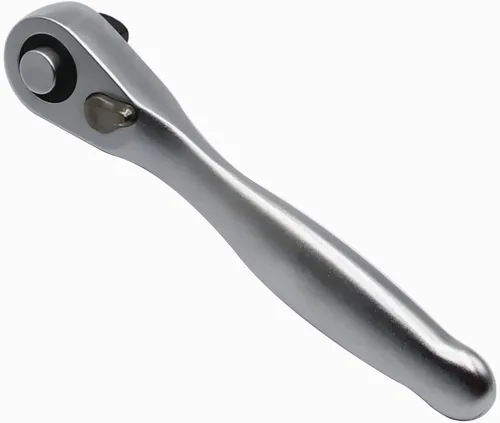 Vista 4 de Trinquete 1/4" Drive, mango de trinquete 72 dientes Llave de herramientas de reparación de mano pequeña, llave de enchufe de liberación rápida, 1