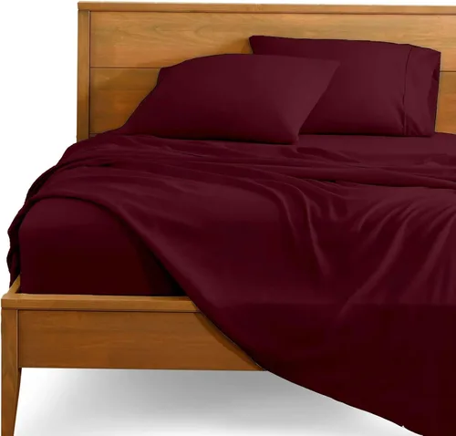 Vista 6 de SlumberWell 4 sábanas de algodón egipcio extra profundas tamaño Queen para caravana, sábanas de algodón de 18 a 24 pulgadas de profundidad