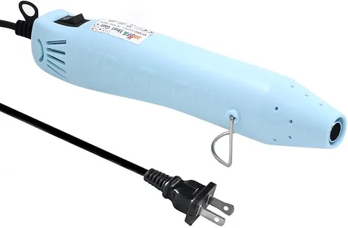 Vista 8 de mofa Pistola de calor de resina, cable de 6.6 pies, pistola de aire caliente de 300 W para manualidades, secadora de pintura acrílica, boquilla