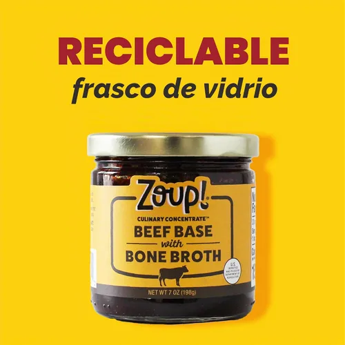 Vista 4 de Zoup! Concentrado culinario de caldo de hueso de res, paquete de 1, 7 onzas