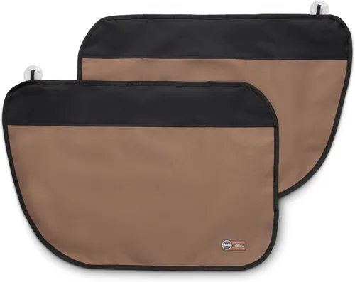 Vista 15 de K&H - Protector de puerta de coche para perros, paquete de 2, 27 x 19 Negro