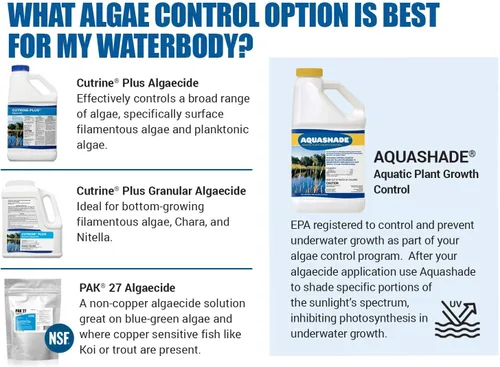 Vista 3 de Alguicida granular Cutrine-Plus – Fórmula de cobre aprobada por la EPA de 12 libras para tratamiento puntual de Chara, Algas filamentosas