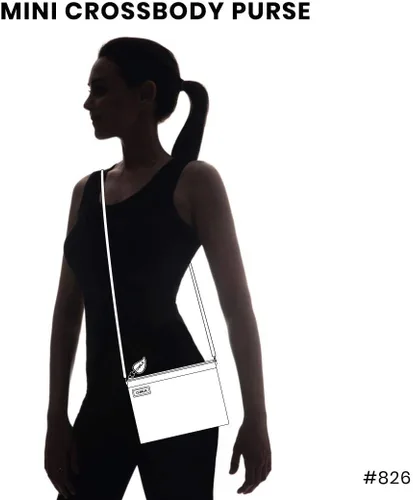 Vista 31 de CHALA Mini bandolera/bolso con correa convertible elegante, compacto, versátil