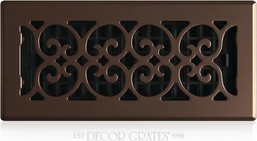 Vista 34 de Decor Grates Registro de suelo SPH210-RB, 2x10, acabado bronce frotado