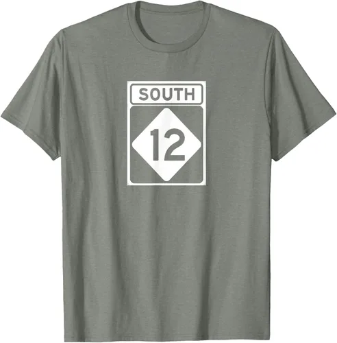 Vista 67 de Highway 12 South NC Outer Banks North Carolina Hwy - Camiseta, Negro, S
