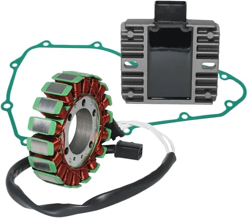 Vista 2 de Bobina de estator, rectificador regulador, juego de juntas para Kawasaki EX650 ER-6F, para Kawasaki ER400 ER-4N para Kawasaki Ninja 400R EX400