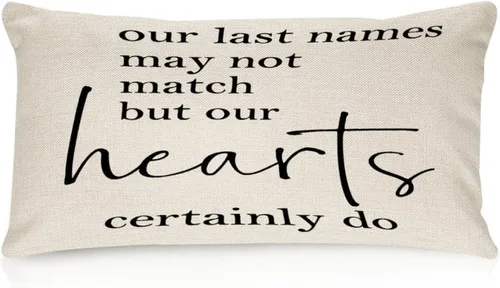 Vista 31 de Better When We are Together - Fundas de almohada lumbar de 12 x 20 pulgadas con citas divertidas de algodón y lino para sofá, decoración de sala