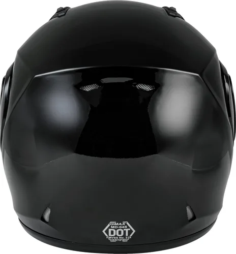 Vista 6 de GMAX Casco modular MD-04 (negro, grande) - Aprobado por FMVSS 218