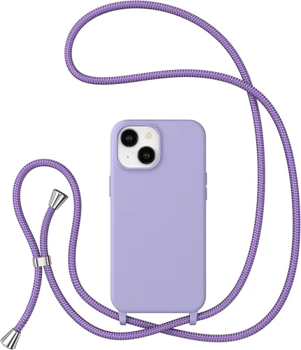 Vista 50 de ZTOFERA Funda para iPhone Air con correa, funda cruzada para teléfono con cordón ajustable para el cuello en los hombros, silicona suave a prueba