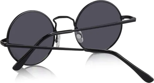 Vista 6 de Lentes de sol Sunny Pro retro, redondos, pequeños, con color, lente hippie estilo John Lennon