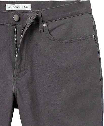 Vista 5 de Tienda Essentials Pantalón corto ajustado de 7 pulgadas con entrepierna elástica de 5 bolsillos para hombre