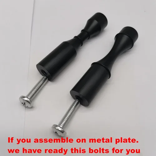Vista 5 de Estante de vino montado en la pared 5 botellas de metal negro mate vino Pins sistema de clavijas de una sola pantalla para botellas de vino