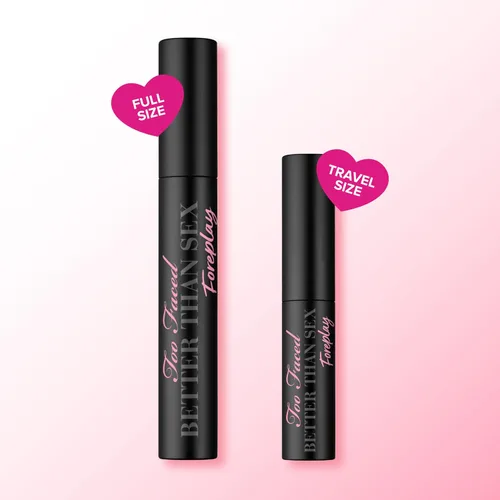 Vista 10 de Too Faced Better Than Sex Foreplay Mascara Primer Waterproof Eyelash Primer for Volume and Length Nourishing Argan Oil + Grape Seed Oil Formula